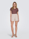 ONLY Damen-T-Shirt ONLY bordeauxrot