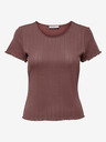 ONLY Damen-T-Shirt ONLY bordeauxrot