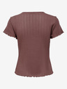 ONLY Damen-T-Shirt ONLY bordeauxrot