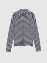 Moodo Weiß-schwarz gestreiftes Damen-Shirt Moodo