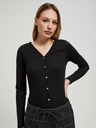 Moodo Schwarzes Damen Long Shirt Moodo