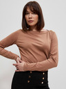 Moodo Baumwollbluse mit langen Ärmeln