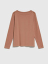 Moodo Baumwollbluse mit langen Ärmeln