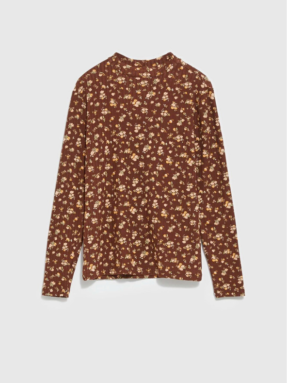 Moodo Bluse mit Rollkragenpullover