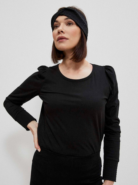 Moodo Schwarzes Damen Long Shirt Moodo