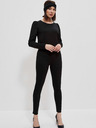 Moodo Schwarzes Damen Long Shirt Moodo