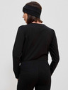 Moodo Schwarzes Damen Long Shirt Moodo