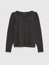 Moodo Schwarzes Damen Long Shirt Moodo