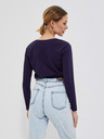 Moodo Dunkelblaues Damen T-Shirt Moodo