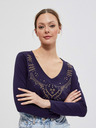 Moodo Dunkelblaues Damen T-Shirt Moodo