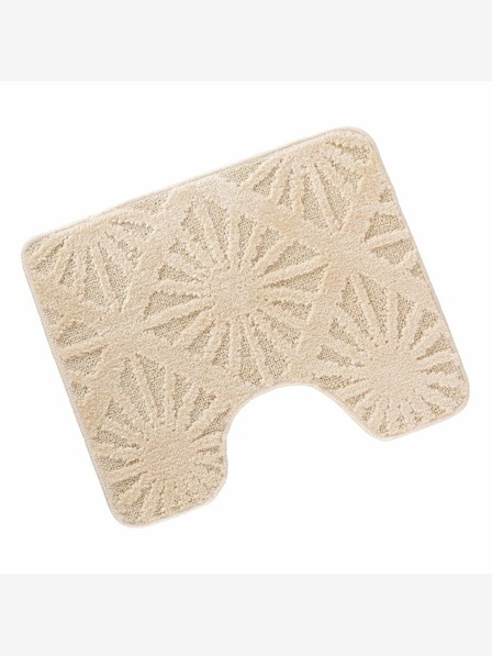Bellatex Toilettenvorleger 50x60cm Strahlen creme Bellatex