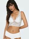 ONLY Cremefarbener Damen-Spitzen-BH ONLY