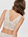 ONLY Cremefarbener Damen-Spitzen-BH ONLY