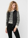 ONLY Schwarze gesteppte Damenweste mit Kapuze ONLY New Tahoe