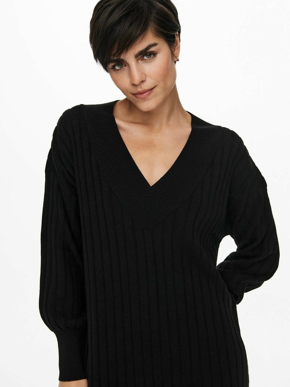 ONLY Schwarzer Pullover midi ONLY New Tessa