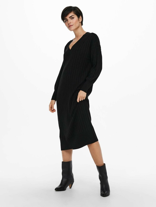 ONLY Schwarzer Pullover midi ONLY New Tessa