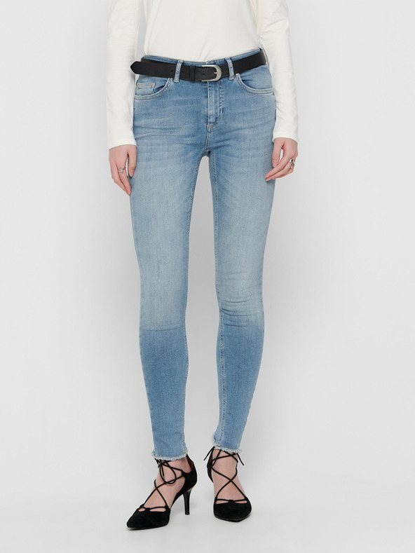 ONLY Hellblaue Skinny Fit Jeans ONLY Blush