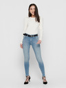ONLY Hellblaue Skinny Fit Jeans ONLY Blush