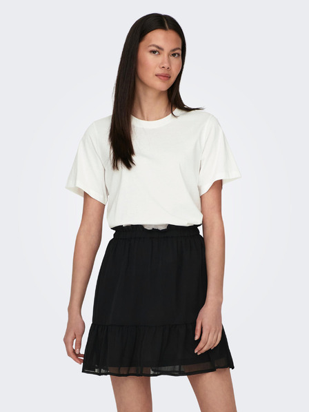 Jacqueline de Yong Weißes Damen-Basic-Shirt JDY Pisa