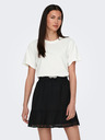 Jacqueline de Yong Weißes Damen-Basic-Shirt JDY Pisa