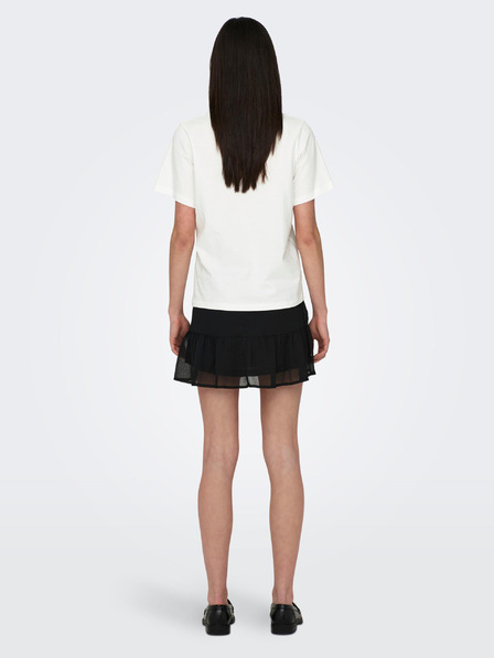 Jacqueline de Yong Weißes Damen-Basic-Shirt JDY Pisa