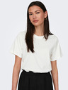 Jacqueline de Yong Weißes Damen-Basic-Shirt JDY Pisa