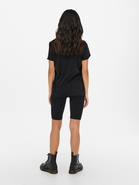 ONLY Schwarzes Damen-T-Shirt ONLY Lucy