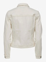 ONLY Cremefarbene Damen-Jeansjacke ONLY Tia