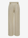 Jacqueline de Yong JDY Birdie Beige Damen Hose mit weitem Bein