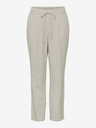 Vero Moda Beige Damenhose mit Leinen VERO MODA Jesmilo