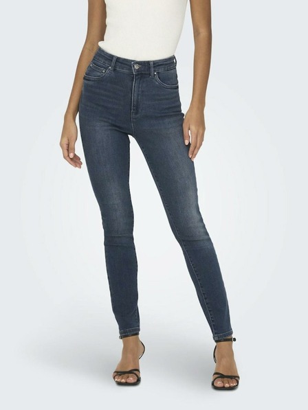 ONLY Dunkelblaue Damen Skinny Jeans ONLY Mila
