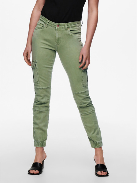 ONLY Hellgrüne Skinny Fit Jeans ONLY Missouri