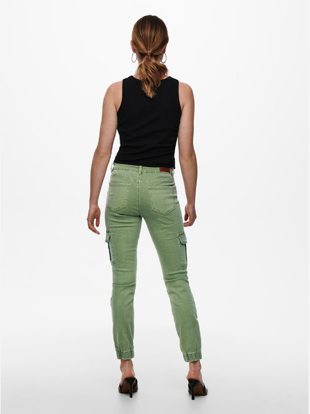ONLY Hellgrüne Skinny Fit Jeans ONLY Missouri