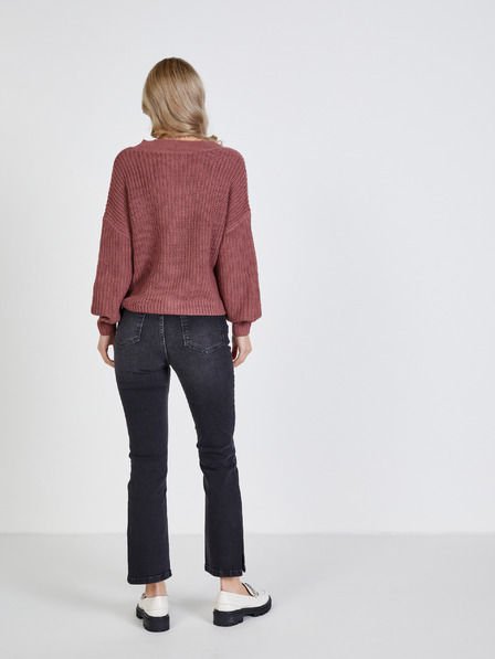 ONLY Altrosa kurze Strickjacke ONLY Carol
