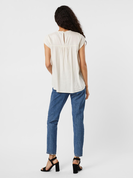Vero Moda Cremefarbene VERO MODA Debbie Bluse für Frauen