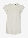 Vero Moda Cremefarbene VERO MODA Debbie Bluse für Frauen