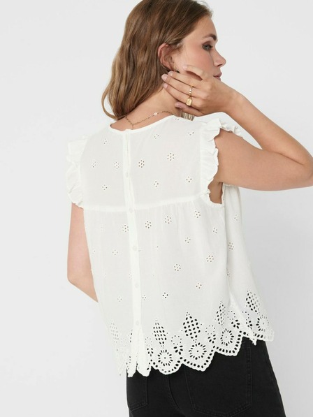 ONLY Weiße Damenbluse ONLY Silla