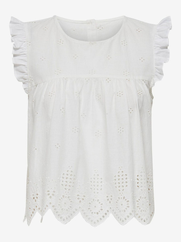 ONLY Weiße Damenbluse ONLY Silla