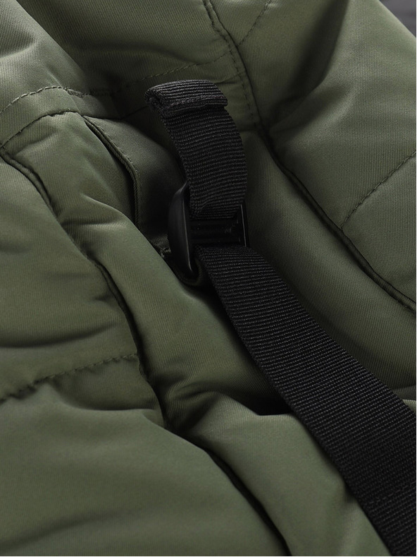 ALPINE PRO Schwarz-grüne Damen-Winterjacke ALPINE PRO EGYPA