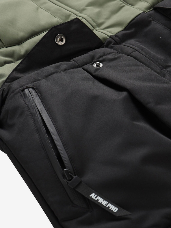 ALPINE PRO Schwarz-grüne Damen-Winterjacke ALPINE PRO EGYPA