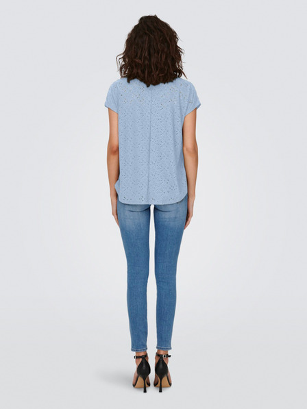 ONLY Hellblaues Damen-T-Shirt ONLY