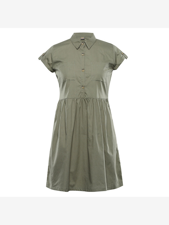 NAX Grünes Damen-Kleid NAX Vaseha