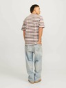 Jack & Jones Jack & Jones Herren-Shirt weiß und braun gestreift