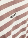 Jack & Jones Jack & Jones Herren-Shirt weiß und braun gestreift