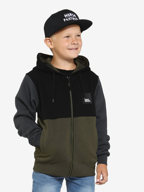 Horsefeathers Kids Jordan II Sweatshirt Pferdefedern - schwarz