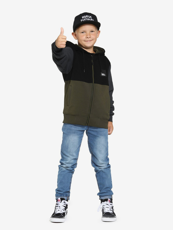 Horsefeathers Kids Jordan II Sweatshirt Pferdefedern - schwarz