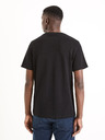 Celio Schwarzes Herren-T-Shirt Basic Celio Gepik