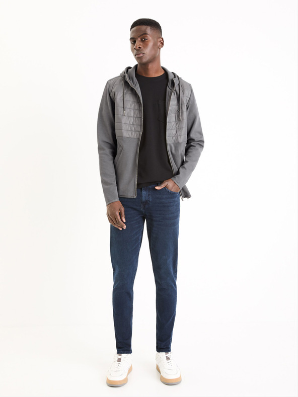 Celio Schwarzes Herren-T-Shirt Basic Celio Gepik