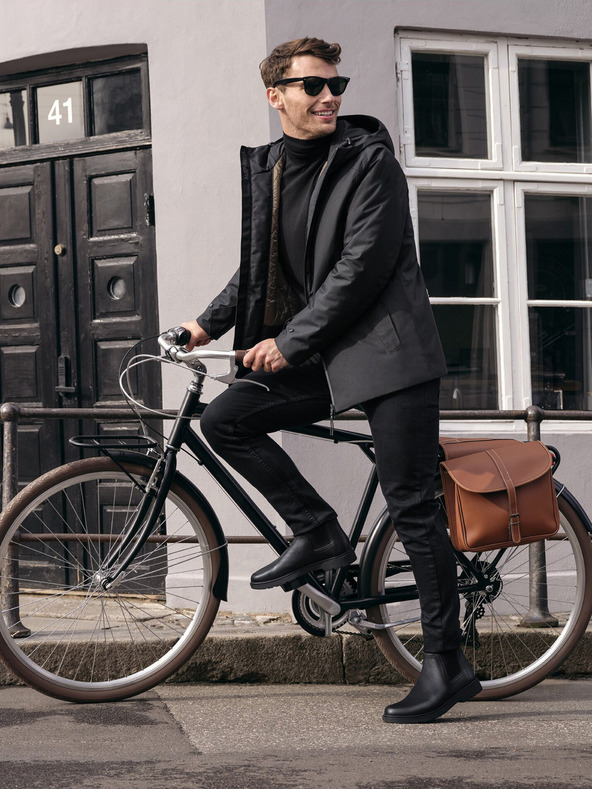 Geox Schwarze Herren-Stiefeletten Geox Spherica EC1