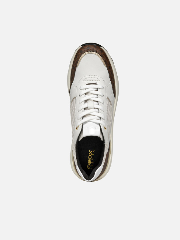 Geox Weiße Damen Geox Spherica EC13 Turnschuhe